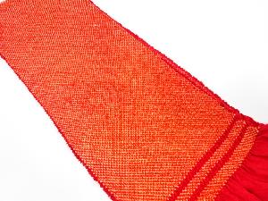 正絹　振袖用　絞り　帯揚げ